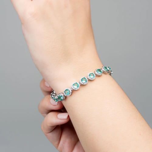 Pulseira Riviera Verde Turmalina