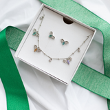 Conjunto Alma Borboletas - Colar e Brincos