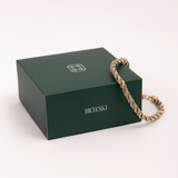 Pulseira Alma Trançada - Banho de Ouro