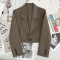 Blazer Feminino  Cropped