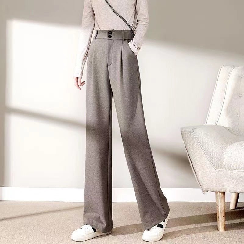 Calça Feminina Alfaiataria Cintura Alta