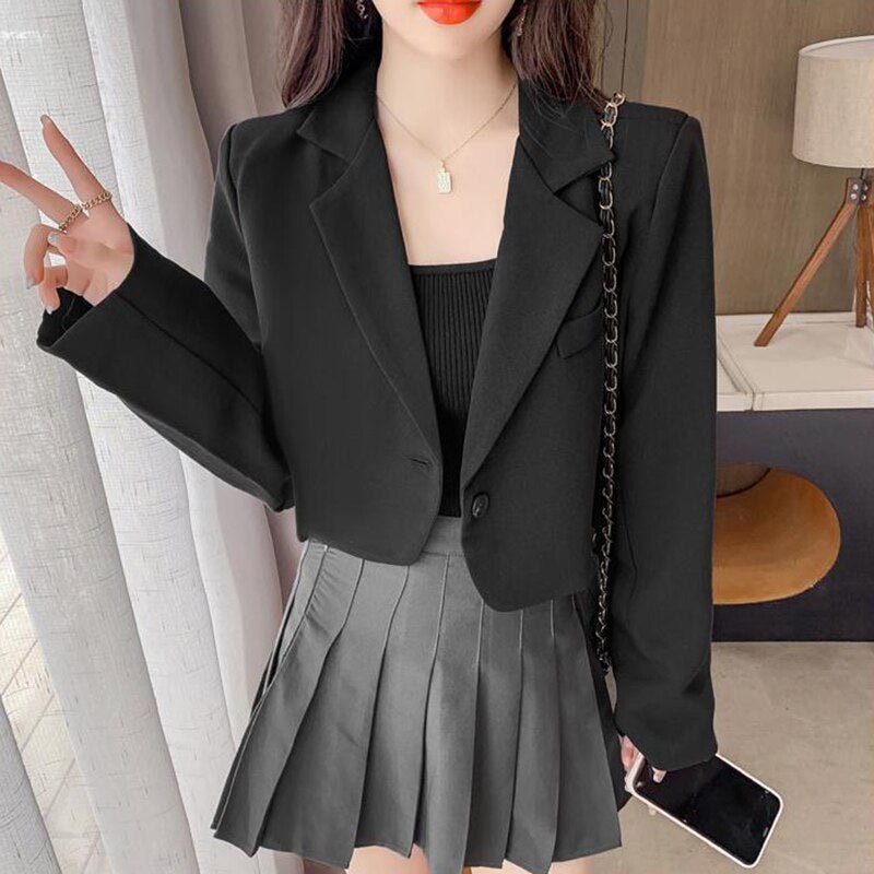 Blazer Feminino  Cropped