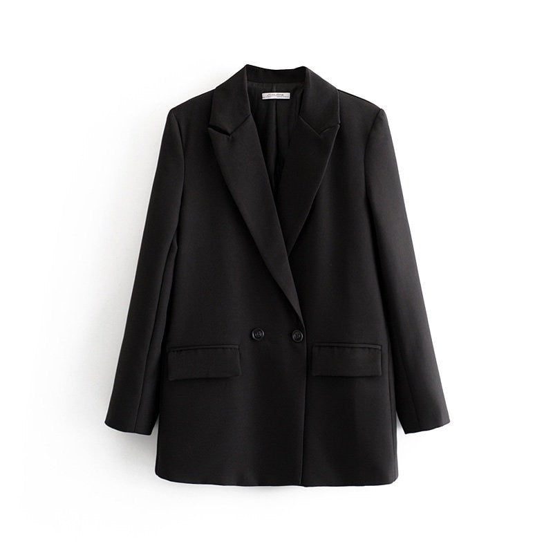 Blazer Feminino Gola Entalhada