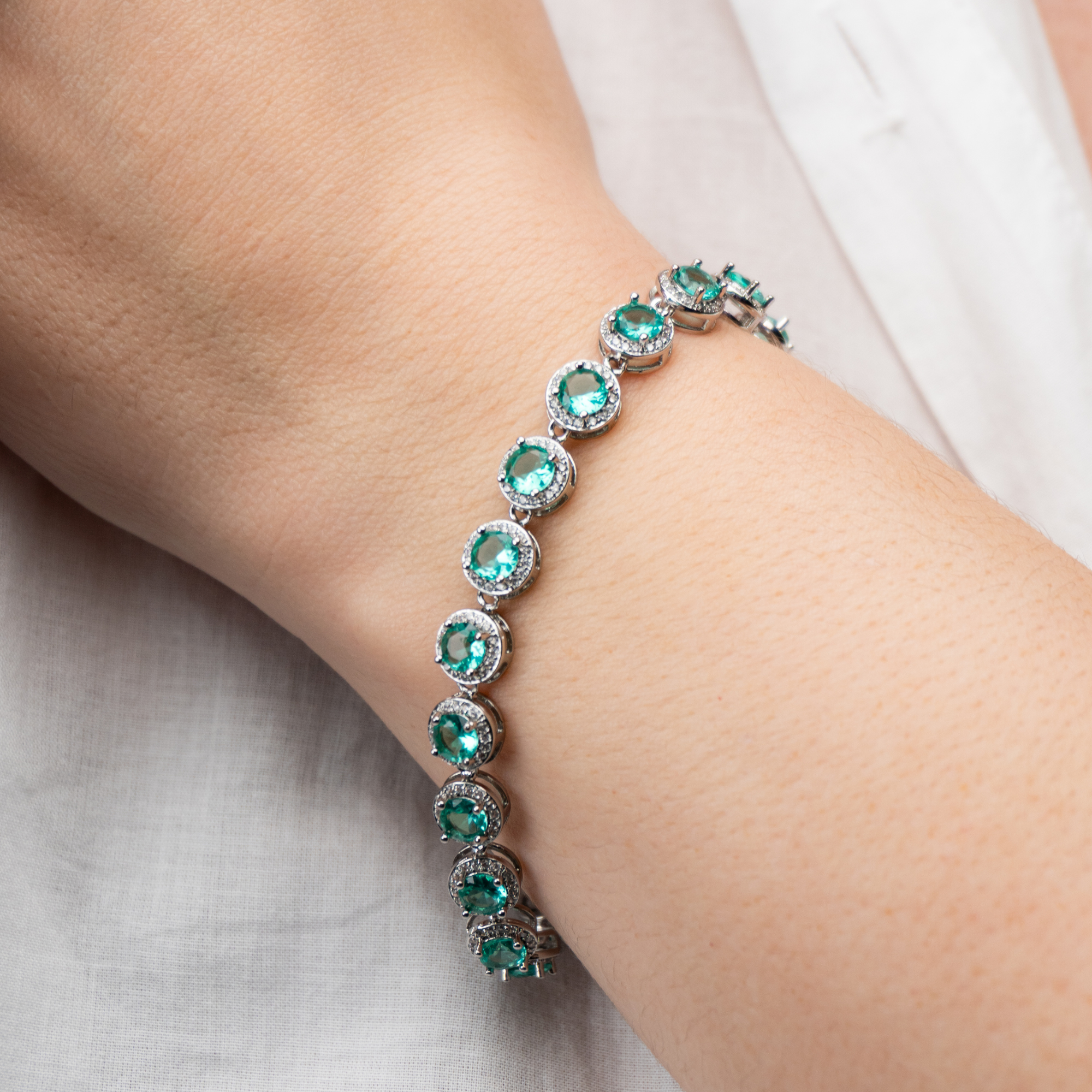 Pulseira Riviera Verde Turmalina