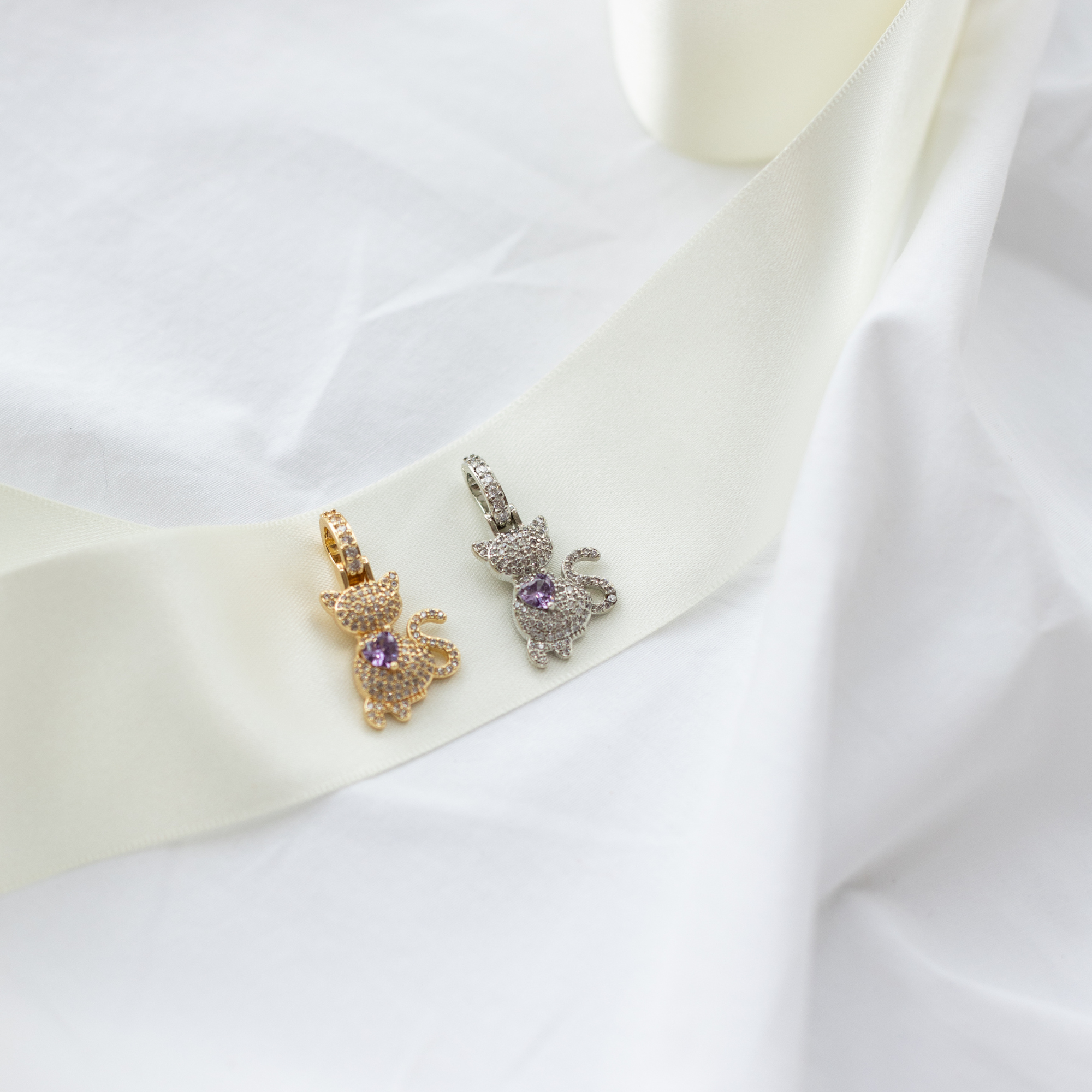 Pingente Alma Gatinho Cravejado