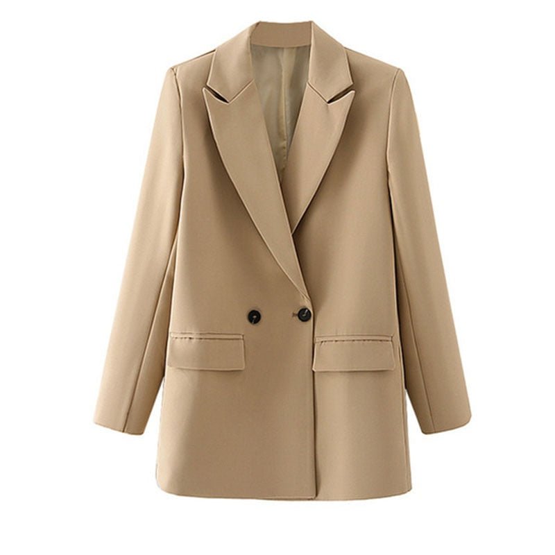 Blazer Feminino Gola Entalhada