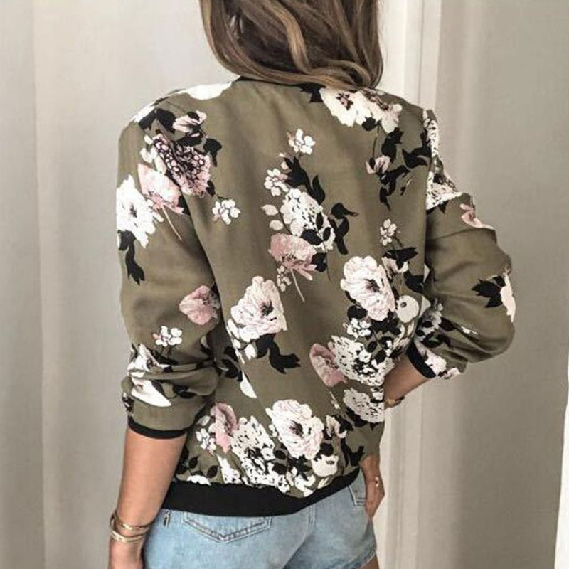 Jaqueta Feminina Floral