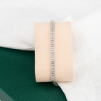 Pulseira Riviera Retangular Cristal