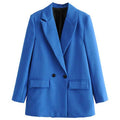 Blazer Feminino Gola Entalhada