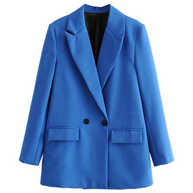 Blazer Feminino Gola Entalhada