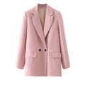 Blazer Feminino Gola Entalhada