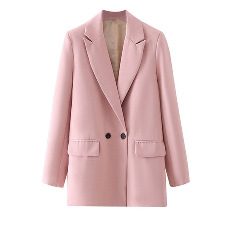 Blazer Feminino Gola Entalhada