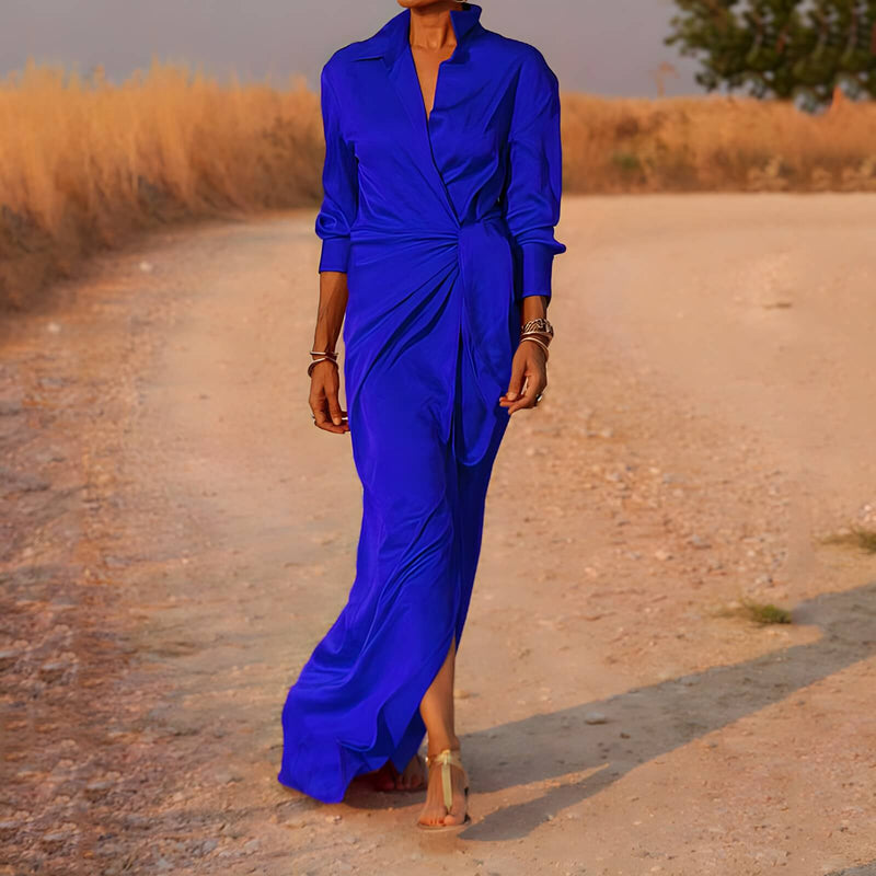 Vestido Longo Transpassado