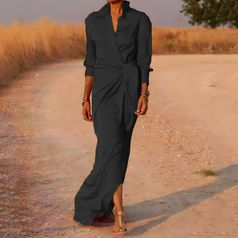 Vestido Longo Transpassado