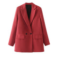 Blazer Feminino Gola Entalhada