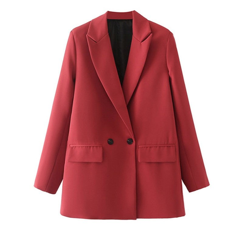 Blazer Feminino Gola Entalhada