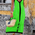 Vestido Midi De Alça Para O verão