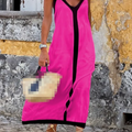 Vestido Midi De Alça Para O verão