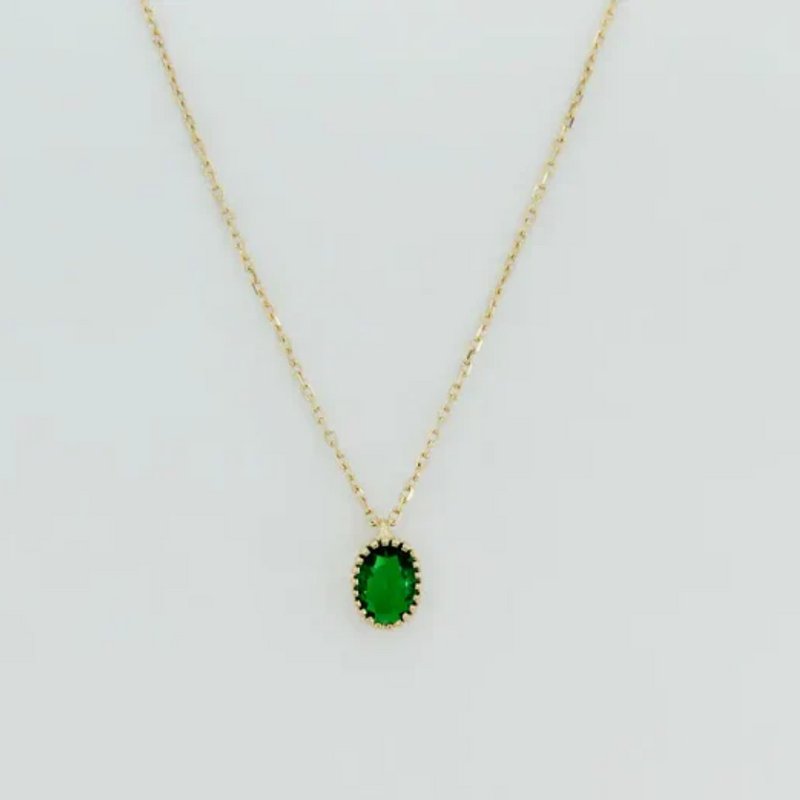 Conjunto de Gargantilha e Brinco Banhada em ouro 18k Com Pedra De Zircônia