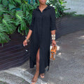 Vestido Longo De Linho