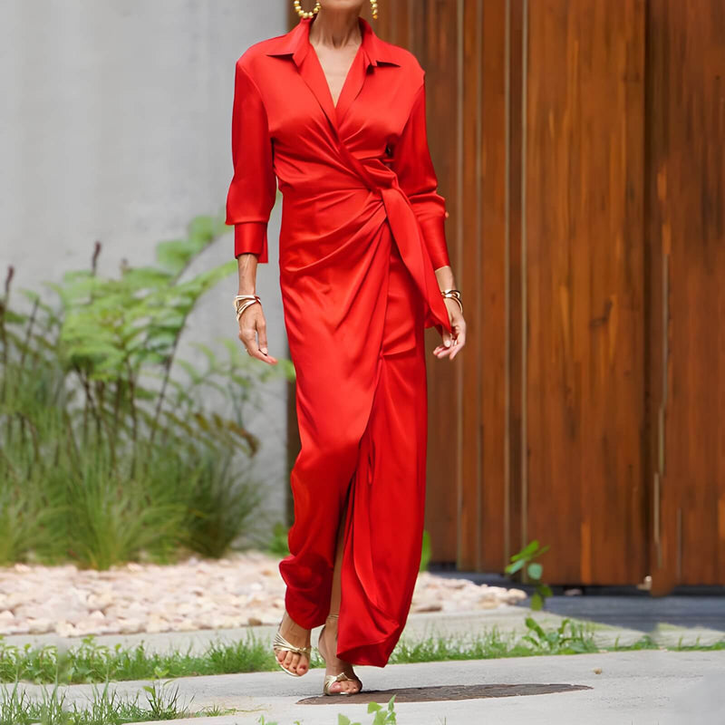 Vestido Longo Transpassado