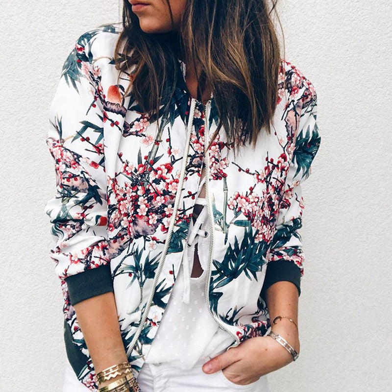 Jaqueta Feminina Floral