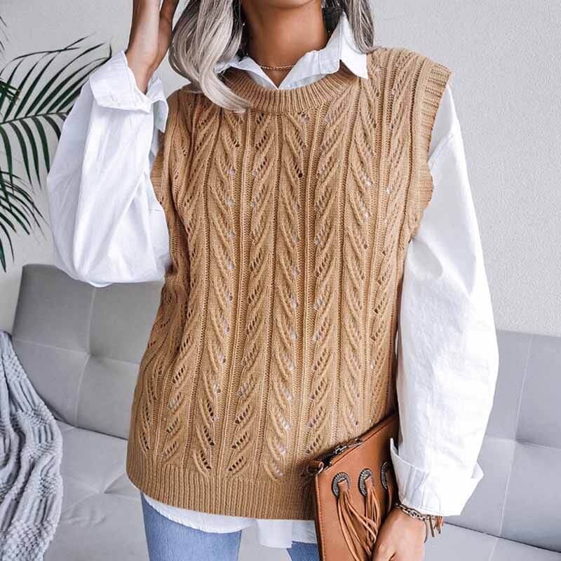 Colete Feminino de Trico