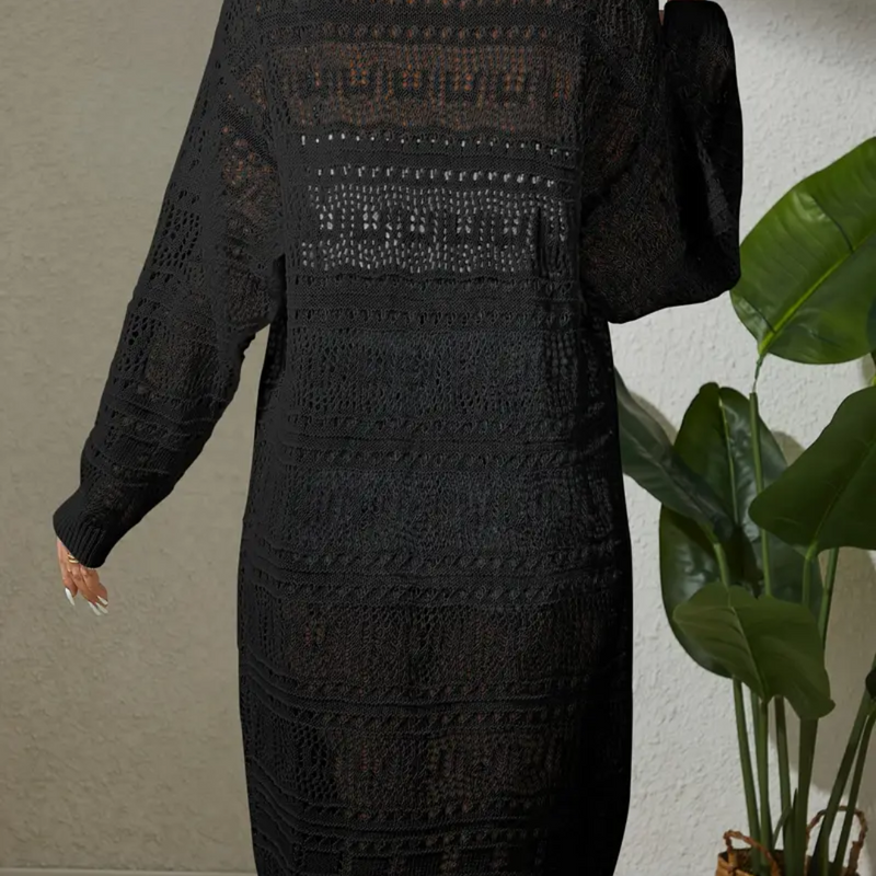 Cardigã Kimono de Crochê Elegante