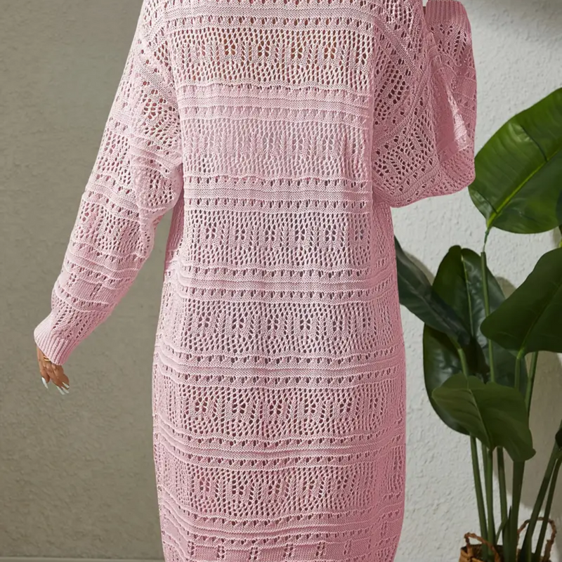 Cardigã Kimono de Crochê Elegante