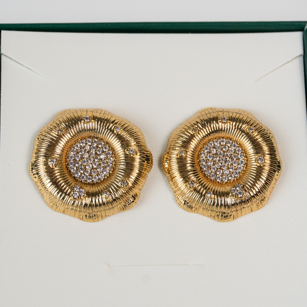 Brinco Redondo Cravejado