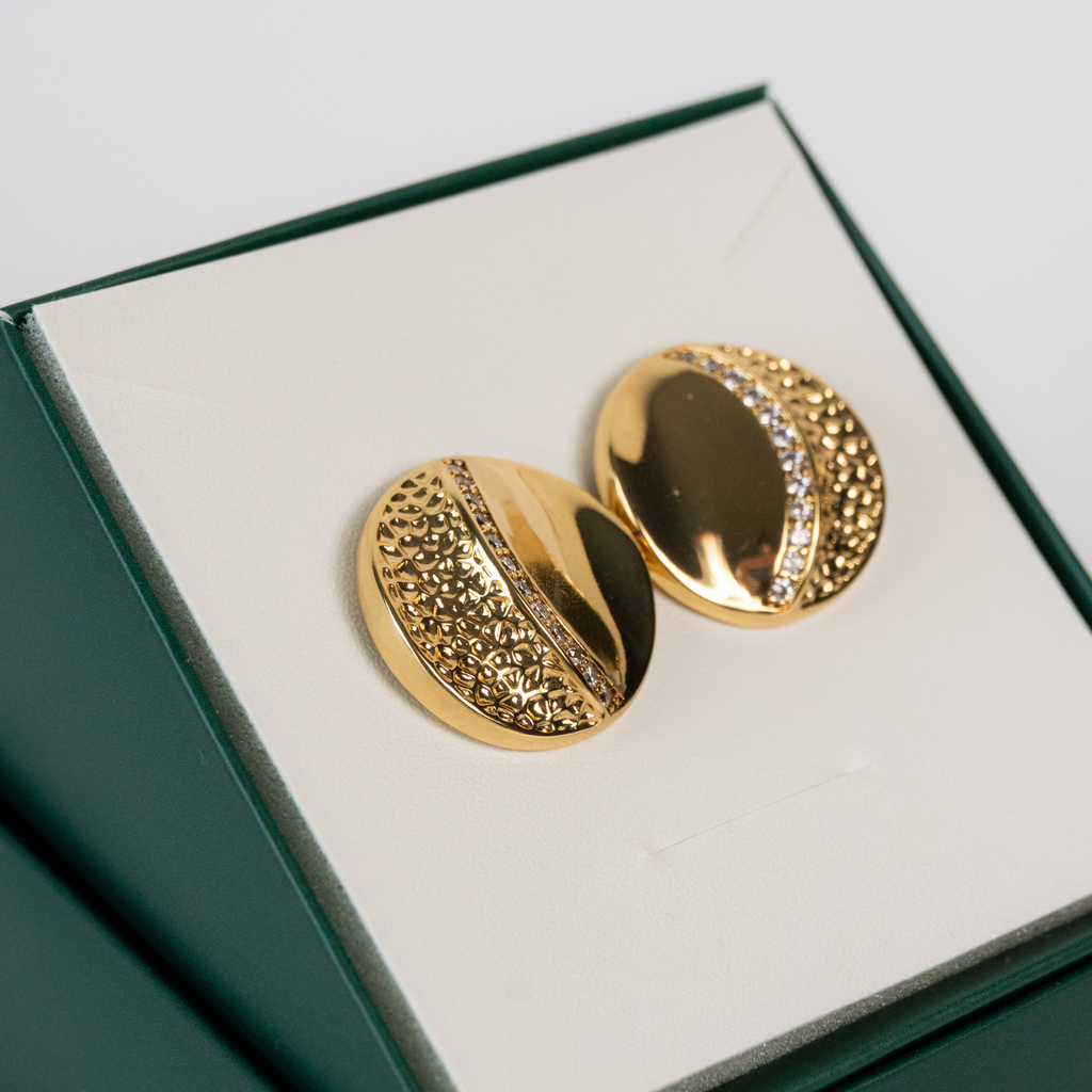 Brinco Redondo Meio Liso