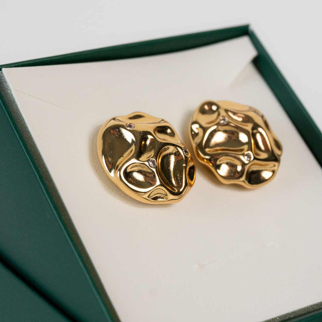 Brinco Redondo com Textura Batida