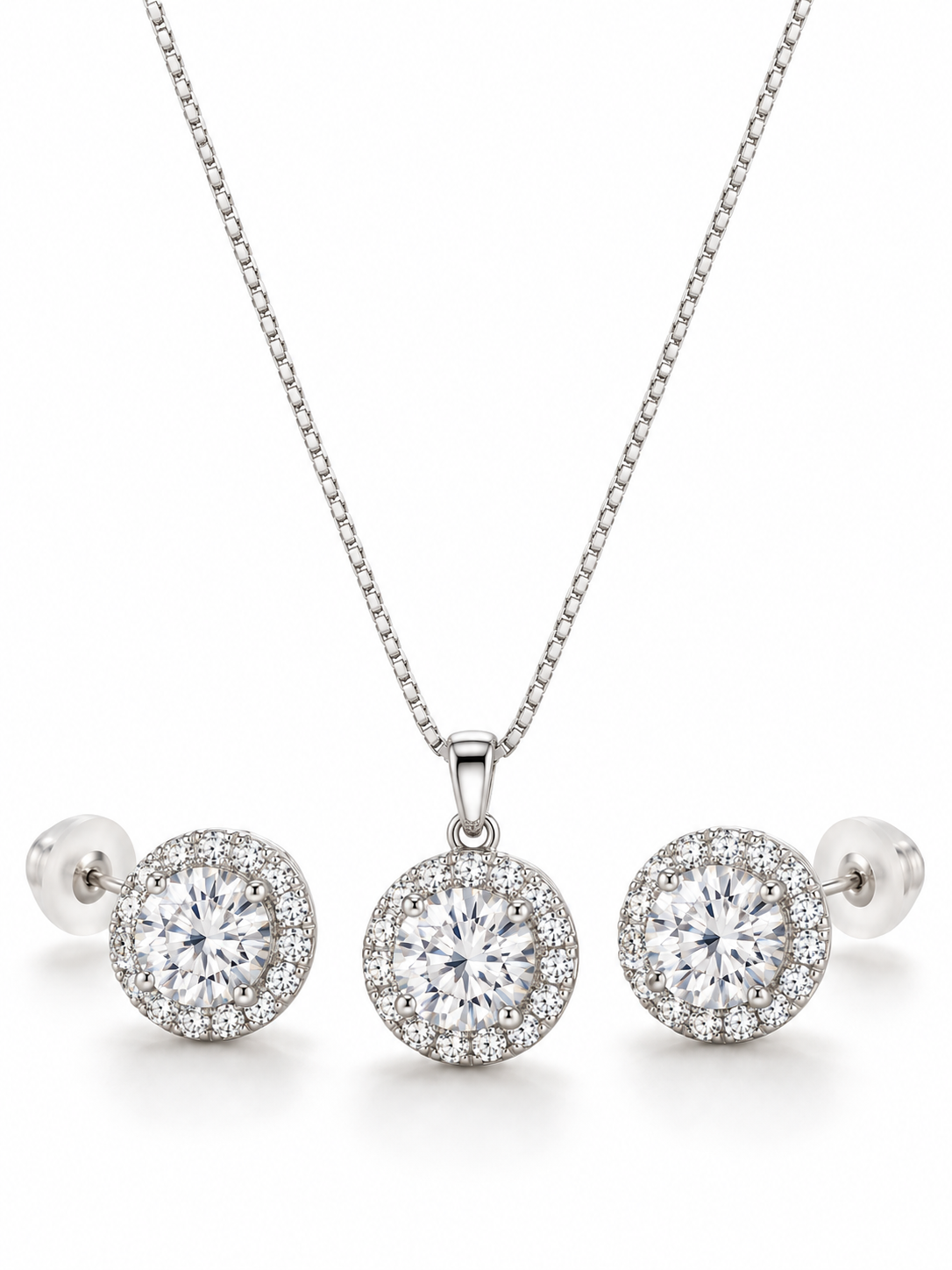 Conjunto Ponto de Luz  Cravejado