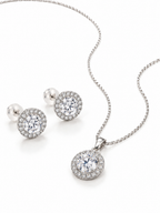 Conjunto Ponto de Luz  Cravejado
