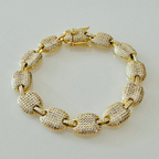 Pulseira Elos Cravejados Alma
