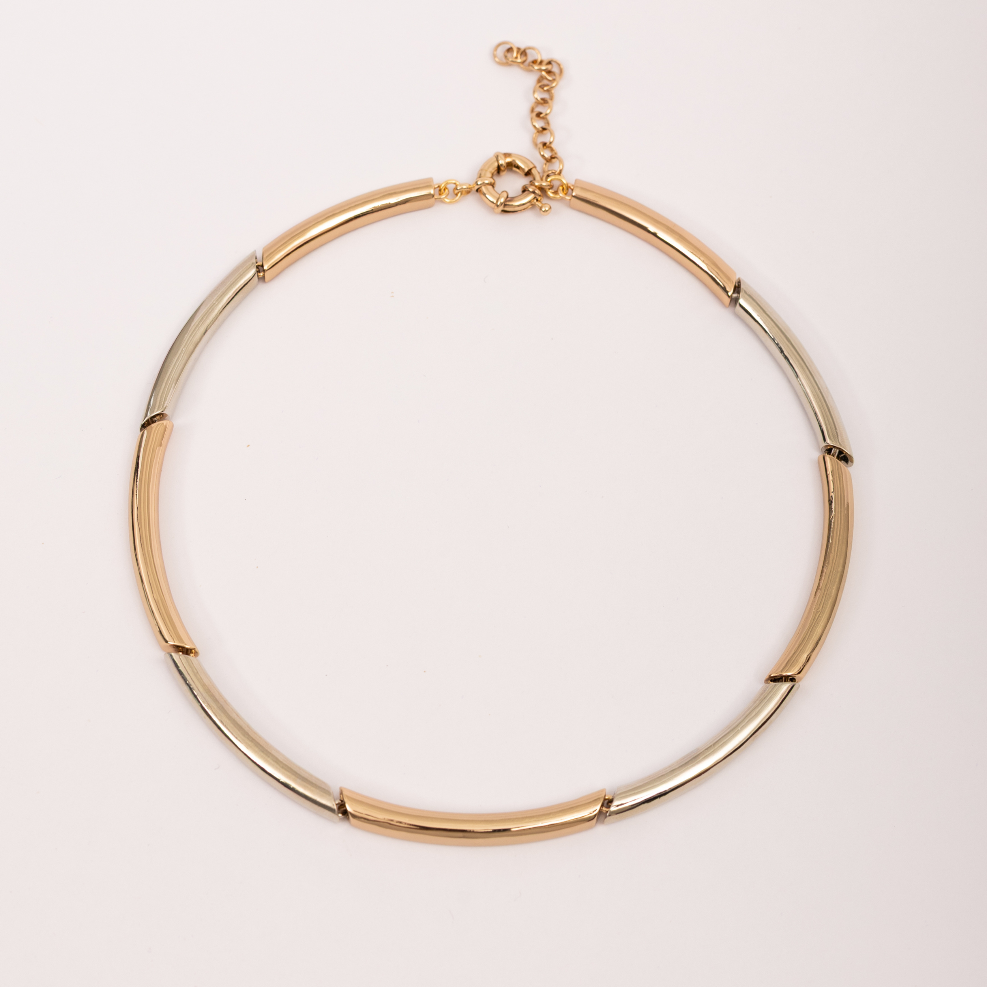 Colar Alma Estruturado - Elos Curvos