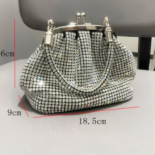 Bolsa de Mão Com Brilhos Para Festa