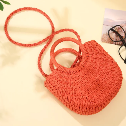 Bolsa de Palha Feita a mão