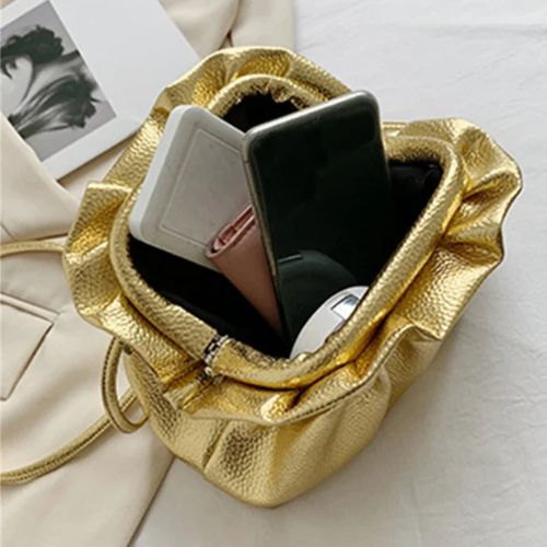 Bolsa Retrô Metalizada  Vintage
