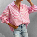 Camisa Com Listras Over