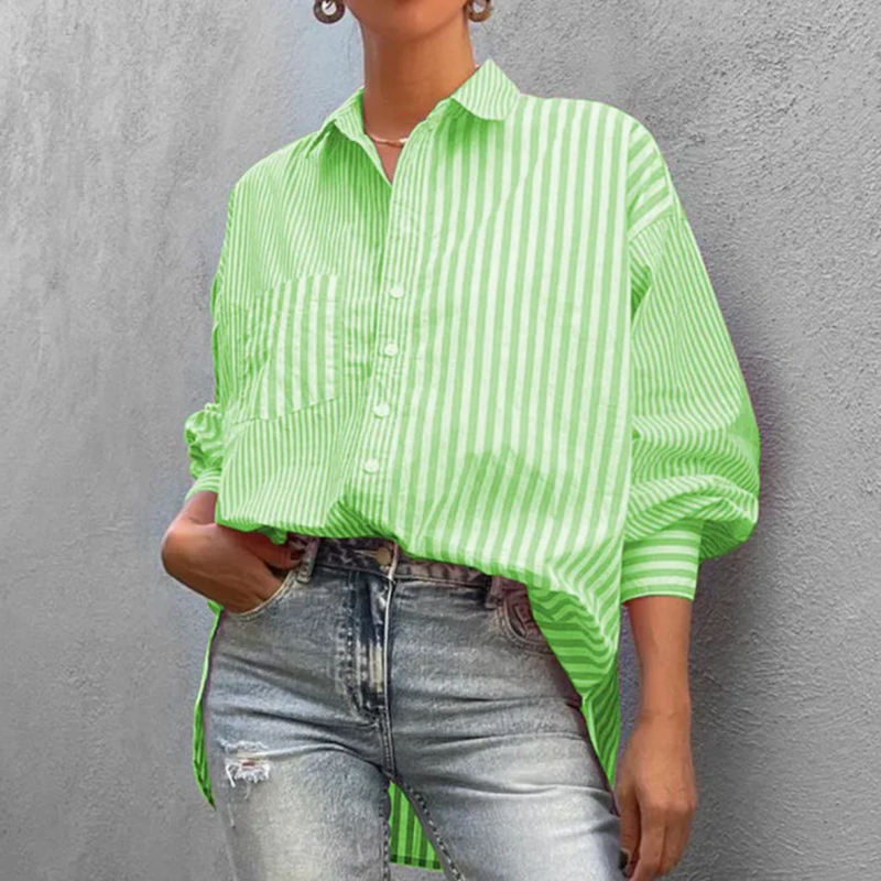 Camisa Com Listras Over