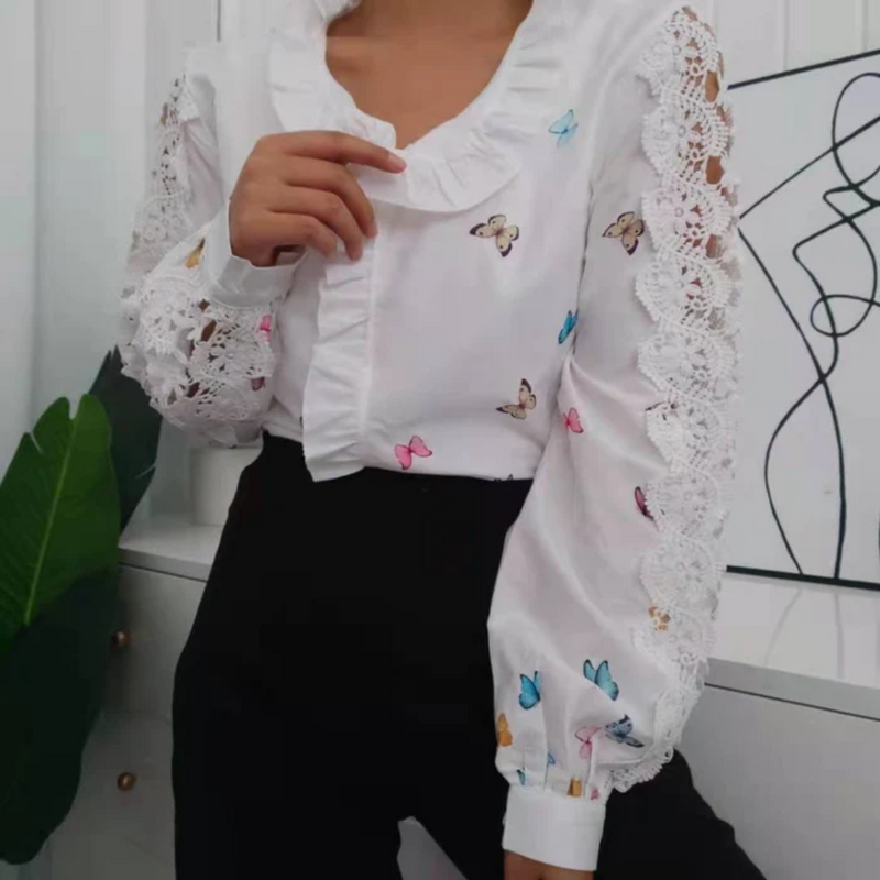 Blusa Feminina De Babado