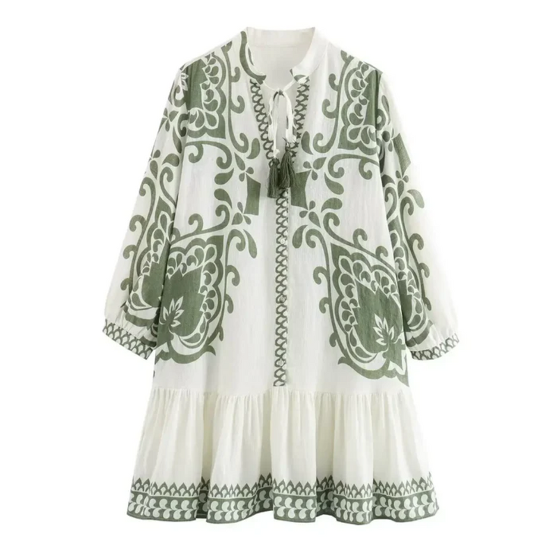 Vestido Vintage Com Renda