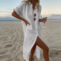 Vestido Chemise De Linho