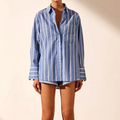 Conjunto Feminino Listrado De Verão