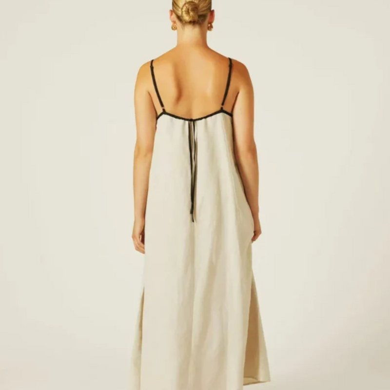 Vestido Longo De Algodão Egípcio