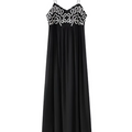 Vestido Longo Com Detalhes Bordados
