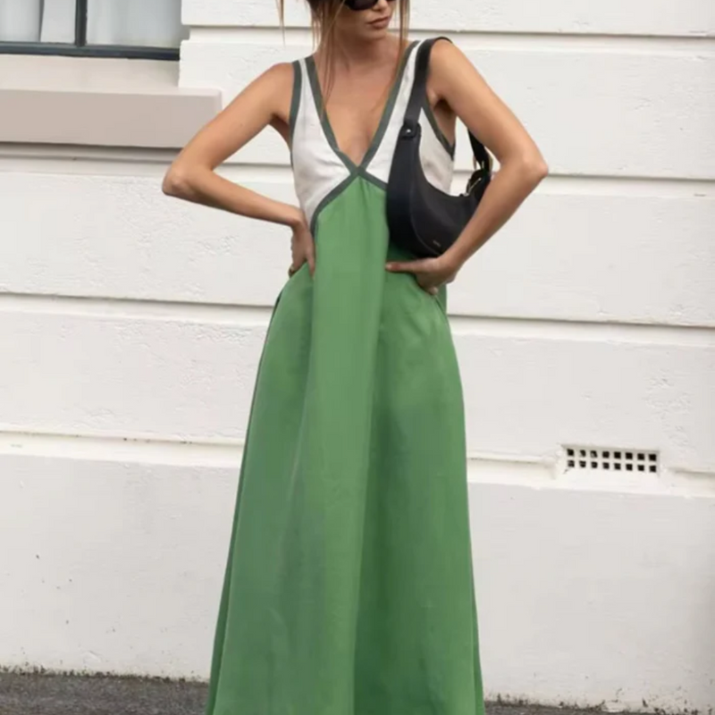 Vestido Longo Sem Mangas