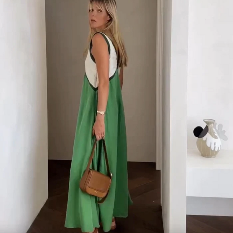 Vestido Longo Sem Mangas
