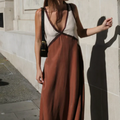 Vestido Longo Sem Mangas